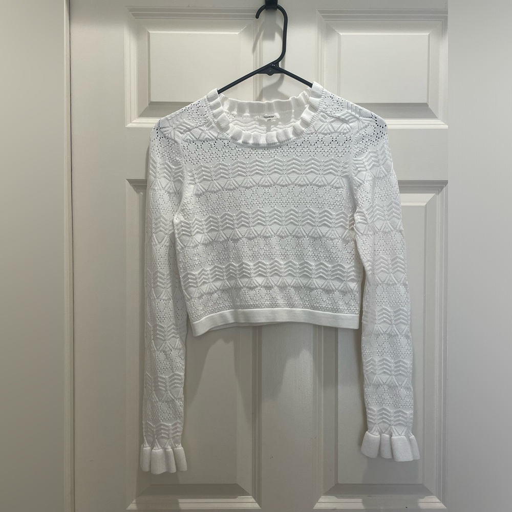 Chic White Lace Two-Piece Set - Picture 6 of 8